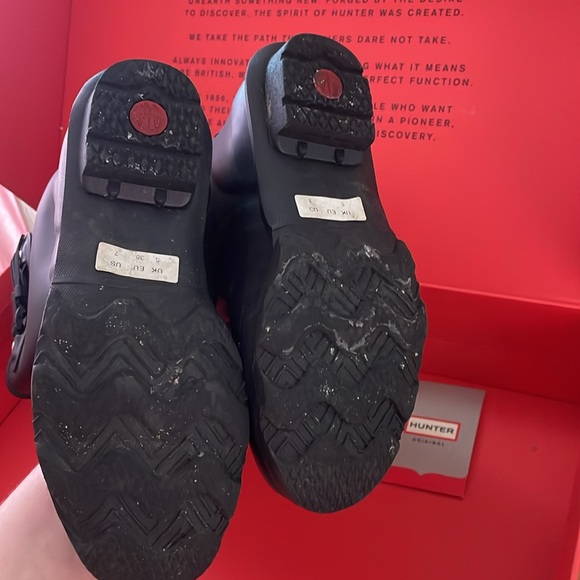 Hunter Black Original Tall Rain Boots - Picture 5 of 6